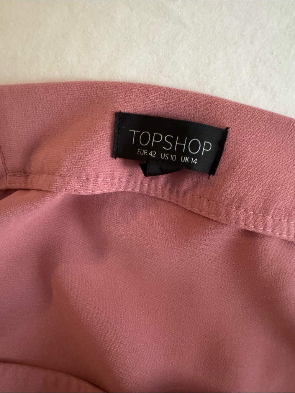TOPSHOP Dusty Rose Women's Blouse